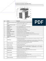 Nombre de Partes Del Equipo - Bizhub 554e - 454e