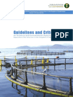 Guidelines and Criteria: On Technical and Environmental Aspects of Cage