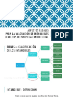 Aspectos Legales para La Valoración de Intangibles Generales