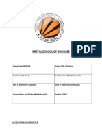 Mittal School of Business: Acknowledgement