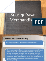 Konsep Dasar Merchandising