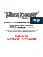 Mage Knight Consolidated Rules