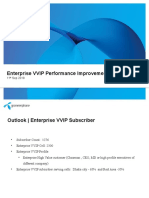 Enterprise VVIP Performance Improvement Status