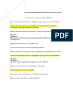 453002907 Examen Derecho Laboral Semana 1 y 2 PDF