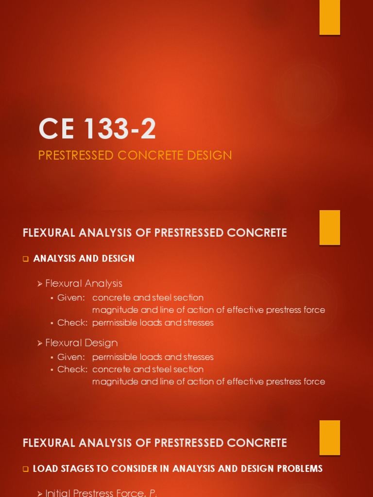 Flexural Analysis of Prestressed Concrete | PDF | Beam (Structure ...