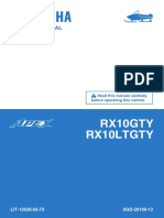 Rx10Gty Rx10Ltgty: Owner'S Manual