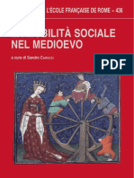 Ed. S. Carocci La Mobilità Sociale Nel Medioevo Collection de Lécole Française de Rome 436