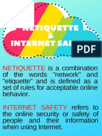 Netiquette & Internet Safety