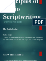 Principles of Scriptwriting