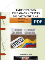 Participacion Ciudadana A Traves Del Voto Popular