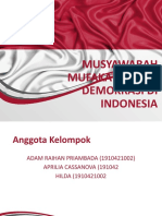 Kelompok 5 - Musyawarah Mufakat Dalam Demokrasi Di Indonesia.