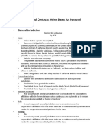 Beyond Minimal Contacts: Other Bases For Personal Jurisdiction