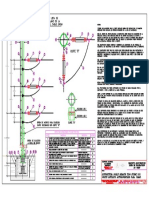 Estructura Doble Remate Tipo SV (90°) en Poste Metalico en 138kV Hoja 1 de 1