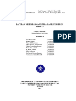 Laporan Praktikum Farmaseutika Hasil Perairan Sesi UTS Kelompok 6