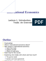 International Economics: Lecture 1. Introduction. World Trade: An Overview