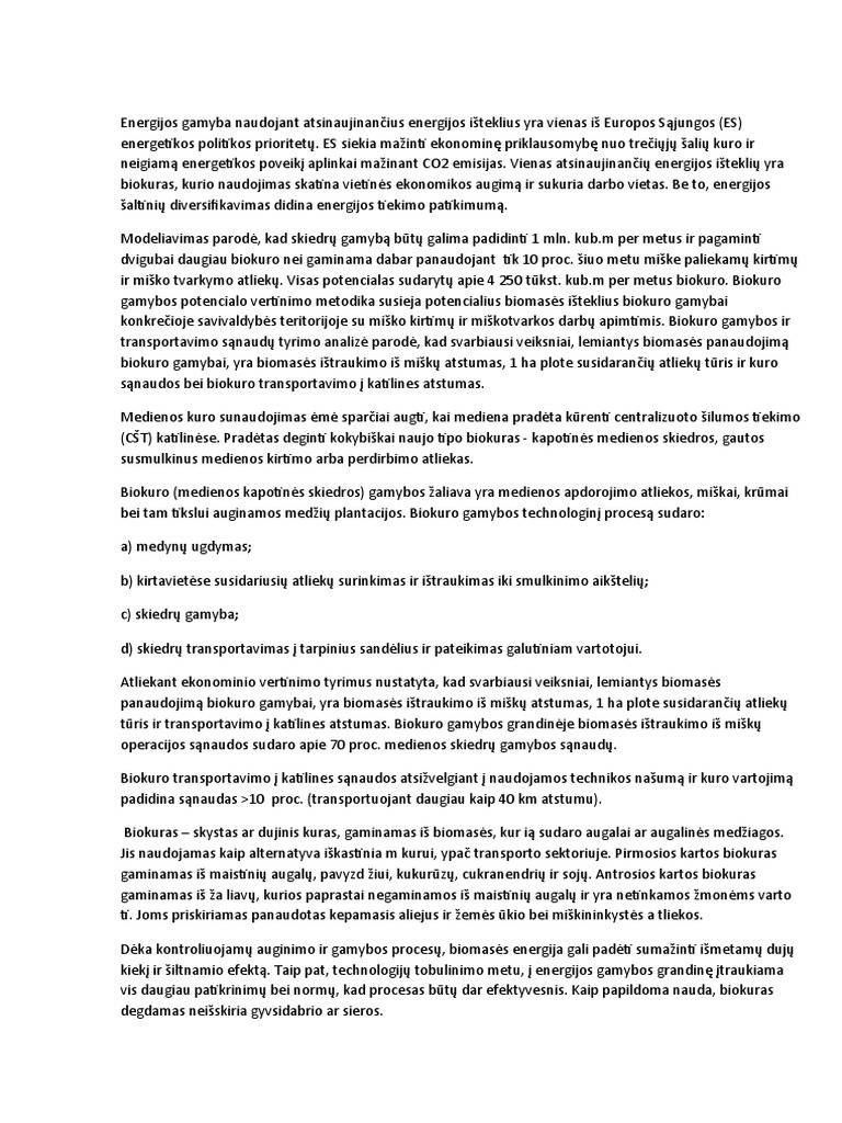 Biokuras | PDF