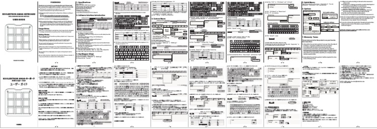 Koolertron Amag-Keyboard User Guide: Row 1 Row 2 Row 3 Col 1 Col 3 $4 ...