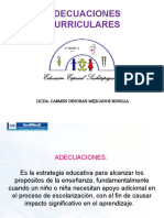 Adecuaciones Curriculares