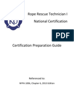 Rope Recue Technician II National Certification 