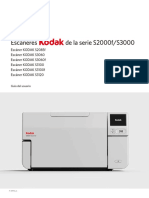 KODAK S2000fS3000 Series Scanners Users Guide Spanish