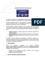 Especificaciones Concurso Puentes Eia 2015