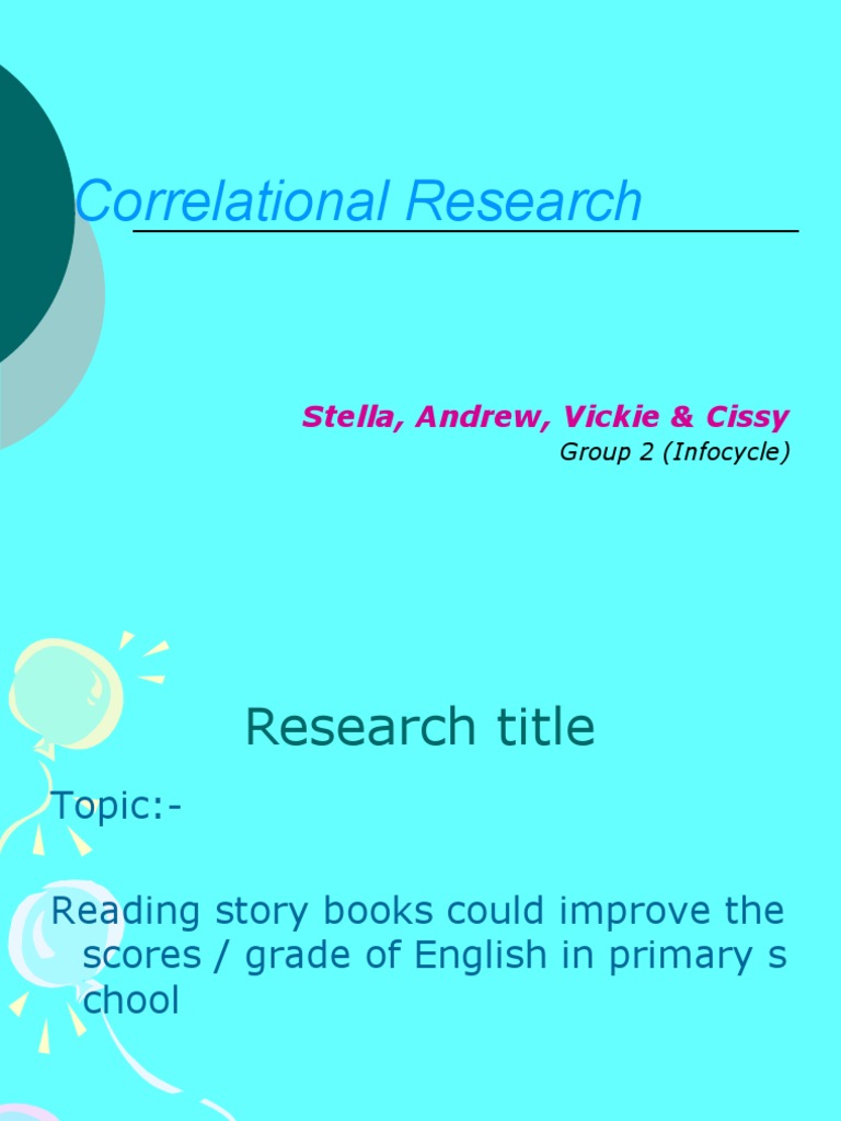 Correlational Research 1213950546775840 8 PDF Correlation And