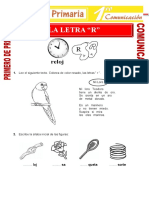 La Letra R para Primero de Primaria