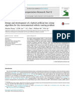 Design and Development of A Hybrid Artificial Bee Colony Algorithm For The Environmental