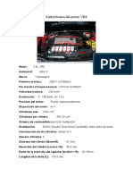 Ficha técnica de un motor VR6
