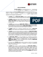 Carta de Compromiso