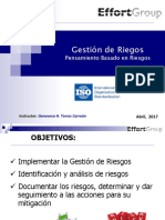 Gestión de Riesgos en Sistemas de Calidad