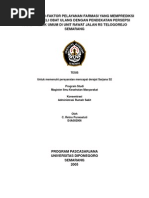 Download faktor pelayanan farmasi by Ummi Ainul Wardah SN49999268 doc pdf
