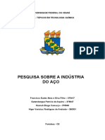 Pesquisa Sobre A Indústria Do Aço