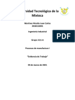 Evidencia de Trabajo - Juan Carlos Martínez Niolás