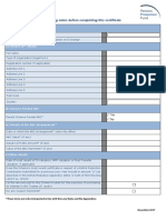 ABC Certificate: Please Read All Accompanying Notes Before Completing This Certificate