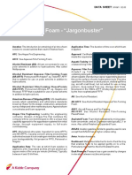 Fire Fighting Foam - "Jargonbuster": Data Sheet