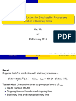 18.445 Introduction To Stochastic Processes: Lecture 5: Stationary Times