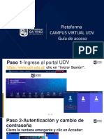 (Resumido) Pasos para Acceder A Plataforma Campus Virtual Udv