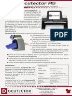 Folleto Docutector RS v4