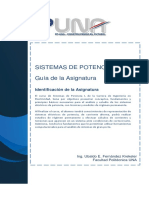 1 - Guía Didactica de Sistemas de Potencia I