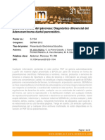 Diagnóstico diferencial ADC pancreático