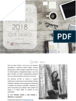 Cuaderno para Reflexionar y Planificar El 2018 Que Deseo