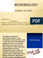 Food Microbiology: - The Science of Food