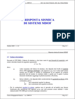 Risposta Sismica Di Sistemi MDOF