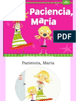 Cuento Paciencia, María