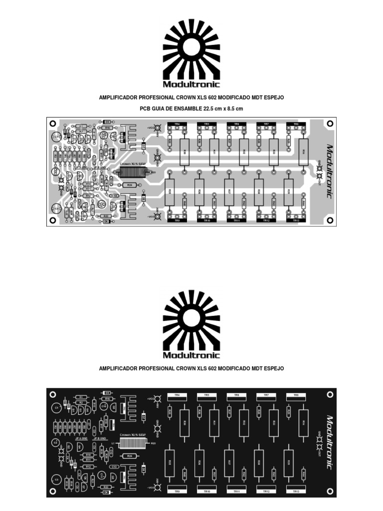 Amplificador Crown XLS 602 Modificado | PDF