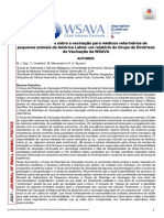 Recommendations On Vaccination For Latin American Small Animal Practitioners Portuguese