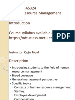 BA2204-BAS324 Human Resource Management Course Syllabus Available at