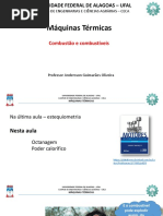 Máquinas Térmicas - Aula 4 - Combustão e Combustíveis