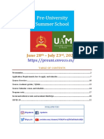 Detailed Information UAM-SpaCIE Pre-University Summer School 2021
